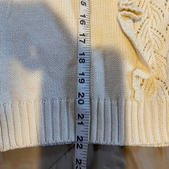 NWT - Women's LC Lauren Conrad Ruffle
Pointelle Cardigan, Size: XXL - Picture 10 of 10